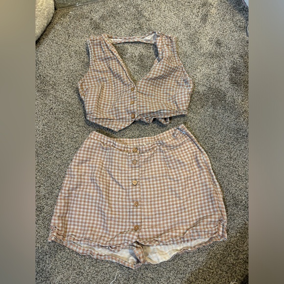 Free People Gingham Set - Picture 2 of 5